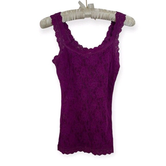 Hanky Panky Women's Camisole Size Small 1390L Classic Signature Unlined Wine - Picture 1 of 8